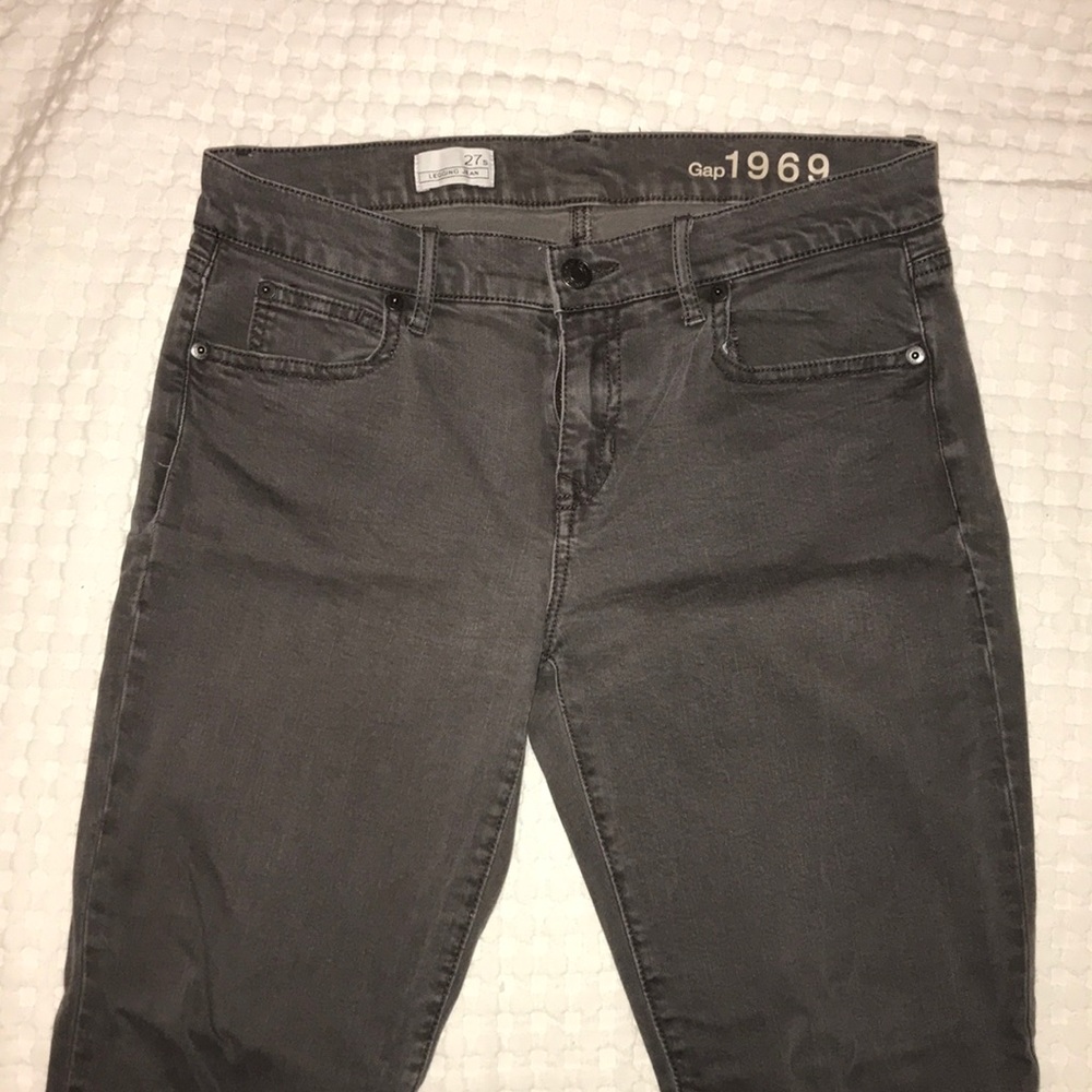 Gap grey skinny legging jean